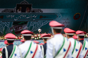 حضور رییس‌جمهور در راهپیمایی ۲۲ بهمن